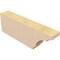 Ekena Millwork 2in. W x 4in. H x 12in. L Pescadero Woodgrain TimberThane Rafter Tail, Primed Tan RFTUR02X04X12PECRCPR - alternate 3